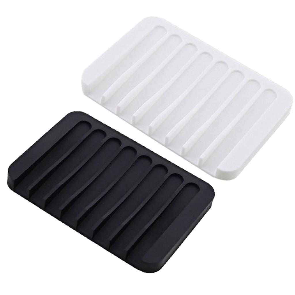 2 шт. самодренажная мыльница силиконовая мыльница мыльница для душа ванной кухни ванны губки кусковое мыло