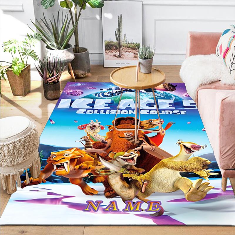 Custom 1Pc Ice Age Collision Course Rug Office Carpet Indoor Outdoor Entrance Doormat Nonslip Soft And Comfortable Living Room D91679