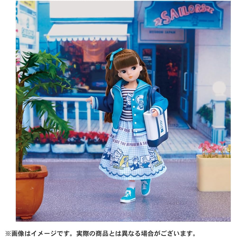Takara Tomy Ликка-тян Ретро Морячка Модная Кукла Игрушка для Детей от 3 лет