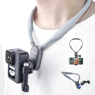 Крепление на шею POV Quick Release GoPro Accessories Ультралегкое крепление на присоске с магнитом на шее Совместимо с горизонтальной и вертикальной съемкой