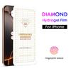 For iPhone 16 15 14 13 12 Mini 11 Pro Max X XR XS Max SE 2020 8 7 6 6s Plus Soft Diamond Hydrogel Film Screen Protector