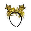 New Year European And American Headband Christmas New Year Gold And Five-Pointed Star Headband