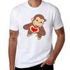 Curious George Is All Heart Tshirt Vintage Style Printed Top