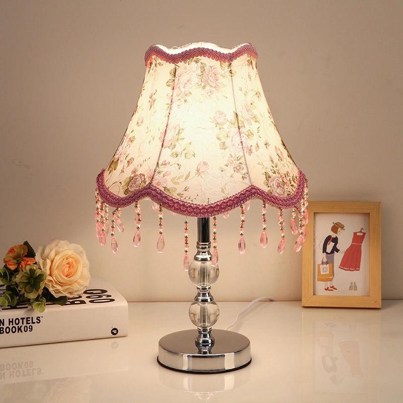 Классические винтажные настольные лампы для спальни, прикроватная лампа, современная европейская хрустальная настольная лампа для гостиной, светильники E27, вилка EU UK US