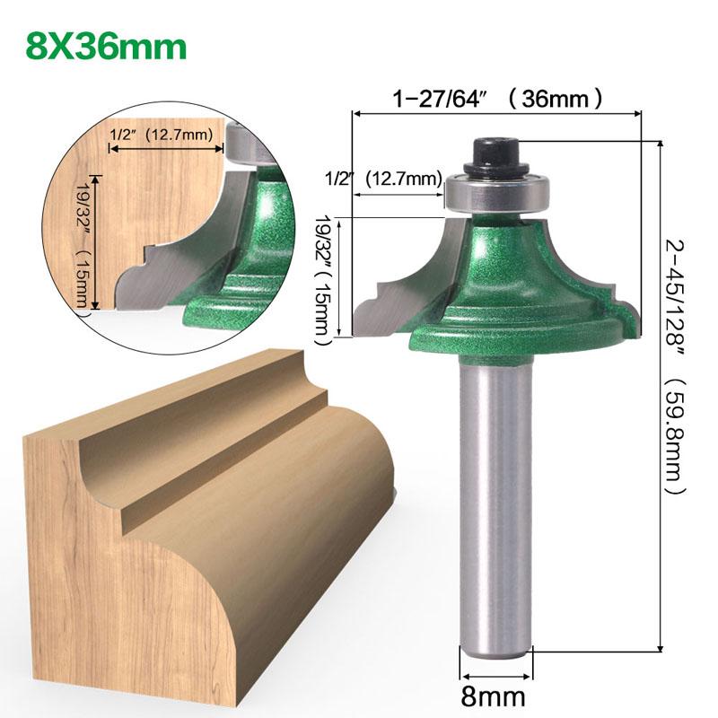1 шт. 8 мм хвостовик классический Ogee Bit Line нож фреза деревообрабатывающий резак шиповый резак для деревообрабатывающих инструментов