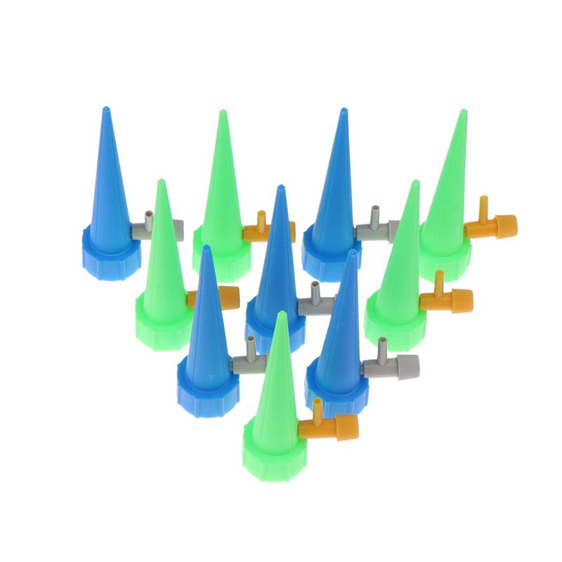 10 Pcs Automatic Drip Irrigation System Self Watering Spike For Plants Greenhouse Garden Adjustable Auto Water Dripper Device