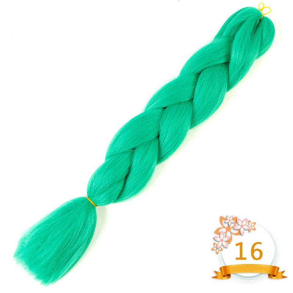Синтетические плетеные волосы 24 дюйма Jumbo Braid Ombre Jumbo Наращивание волос для женщин DIY Косички для волос Фиолетовый Розовый Желтый Красный