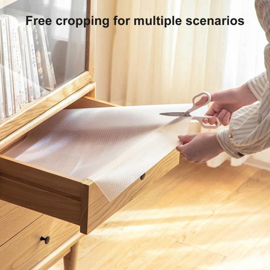 1 рулонный коврик для ящика, нескользящая подкладка для полки, водонепроницаемый влагостойкий коврик для шкафа для домашней кухни