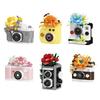 Creative Camera&Flowers Building Blocks DIY Toys Small Particle Bricks Assembly Puzzle Toys For Kids Gifts Sets