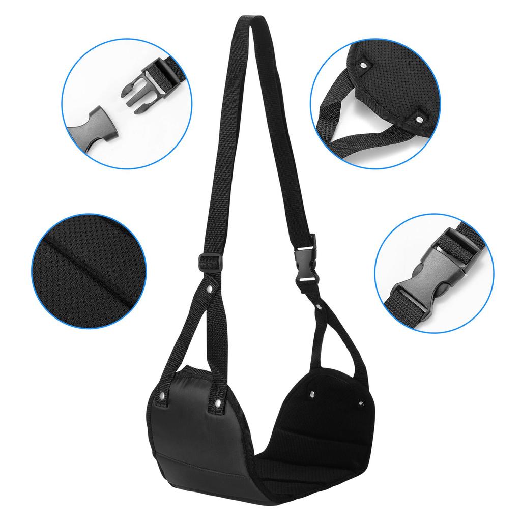 Temu Travel Foot Hammock: Airplane & Rail Footrest with Swing Feature