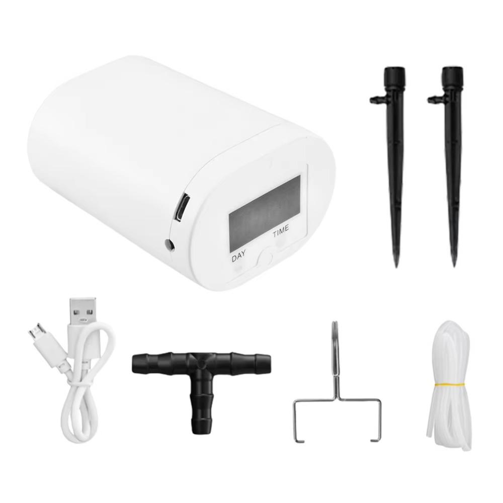 Automatic Drip Irrigation Device Adjustable Timer Waterers Home Sprinkler