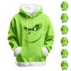 Women's Casual Fashion Print Long Sleeve Hooded Sweatshirt Top
