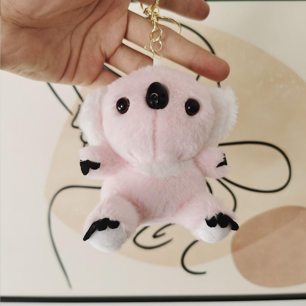 Милый плюшевый брелок в виде коалы, пушистая мягкая игрушка в виде животного, аксессуар для сумки для пары