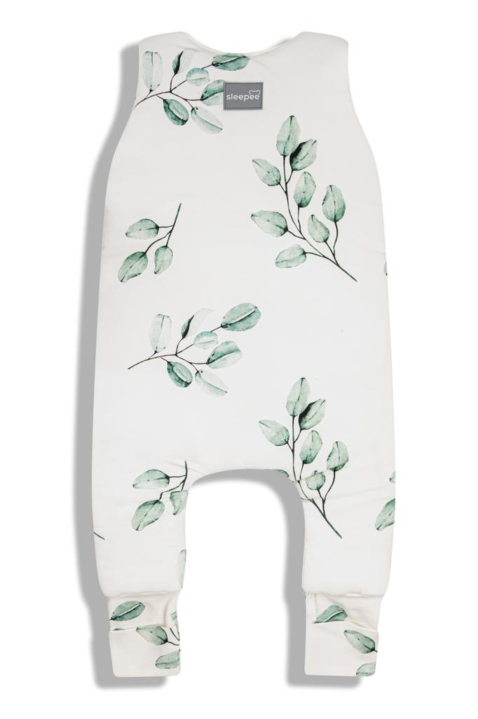 Двусторонний спальный мешок с ножками Xs (6-12 месяцев) Эвкалипт/Черные точки