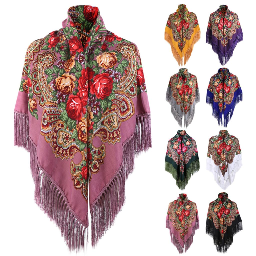 Winter Printed Shawl, Fashionable And Warm Shawl