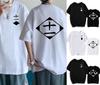 Soul Society Bleach Tee Anime Print T-shirt Men's Women's Oversized Casual Cotton Black and White Short Sleeves Men's Clothing