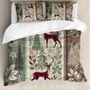 Gothic Retro Skull Three-piece Quilt Cover 3D Digital Printing Bedding Set Bed Cover