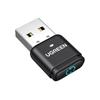 UGREEN Bluetooth Adapter Mouse Jiggler Undetectable Mouse Jiggler USB Port Bluetooth USB Mouse Mover with Switch 2 Jiggle Plug Play 5.3 & Dongle,