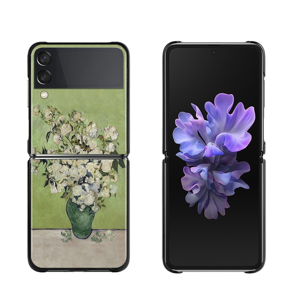 Чехол для телефона Zflip4 для Samsung Galaxy Z Flip3 5G, чехлы для Samsung Z Flip 3 zflip Coque Hard Shell Fundas Van Gogh Starry Sky Art
