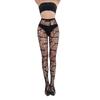 Halloween 2024 Black & White Rose Cross One-Piece Pantyhose - European & American Style