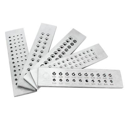 Проволока из карбида вольфрама, квадратная/полукруглая форма, 0,26-9,0 мм, 20/50 отверстий, пластина из нержавеющей стали для изготовления ювелирных изделий