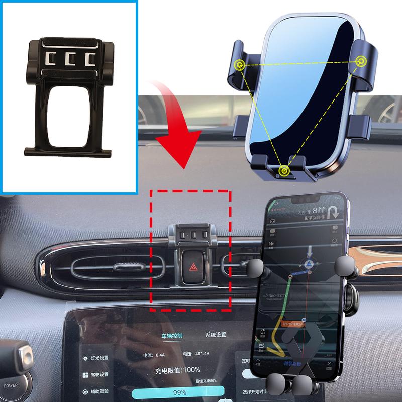 Автомобильный держатель для телефона для Leapmotor T03, кронштейн GPS, подставка для навигации, автоаксессуары