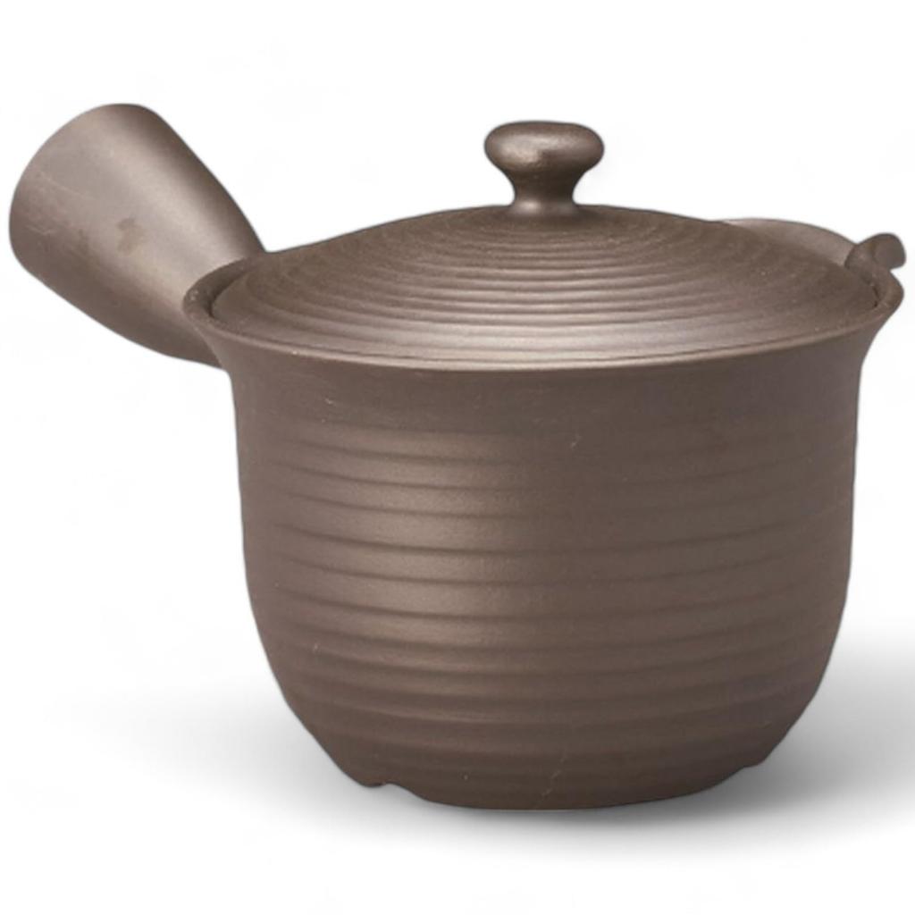 Commercial Teapot with Made In Japan J-kitchens Tokoname-yaki Strainer, 430cc,