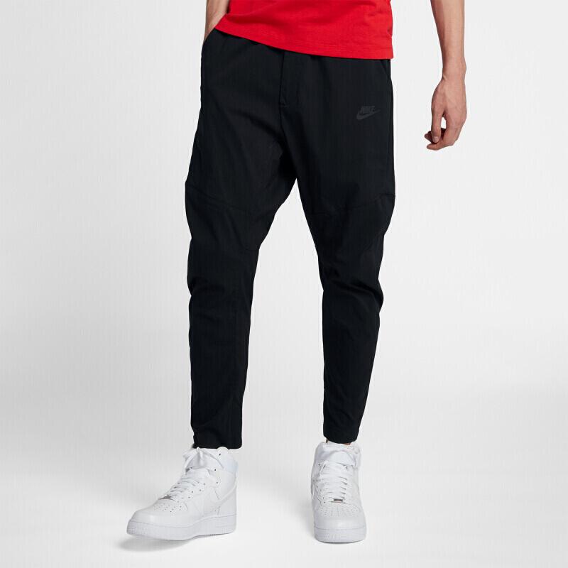 Nike Тканые спортивные повседневные брюки мужские черные 927992-010
