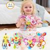 Cute Baby Bed Stroller Hanging Toys Teether Baby Rattle Mobiles Plush Animal Toys Baby Toys Gifts
