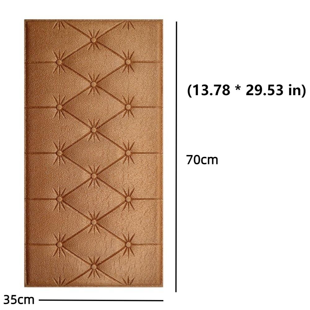 1 шт. Утолщенные 3D наклейки на стену Высококачественные противоударные DIY настенные коврики Самоклеящиеся обои Детская спальня Домашнее украшение