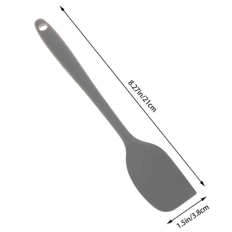 1 шт., силиконовая лопатка для выпечки, скребок с антипригарным покрытием, термостойкая, бесшовная, можно мыть в посудомоечной машине