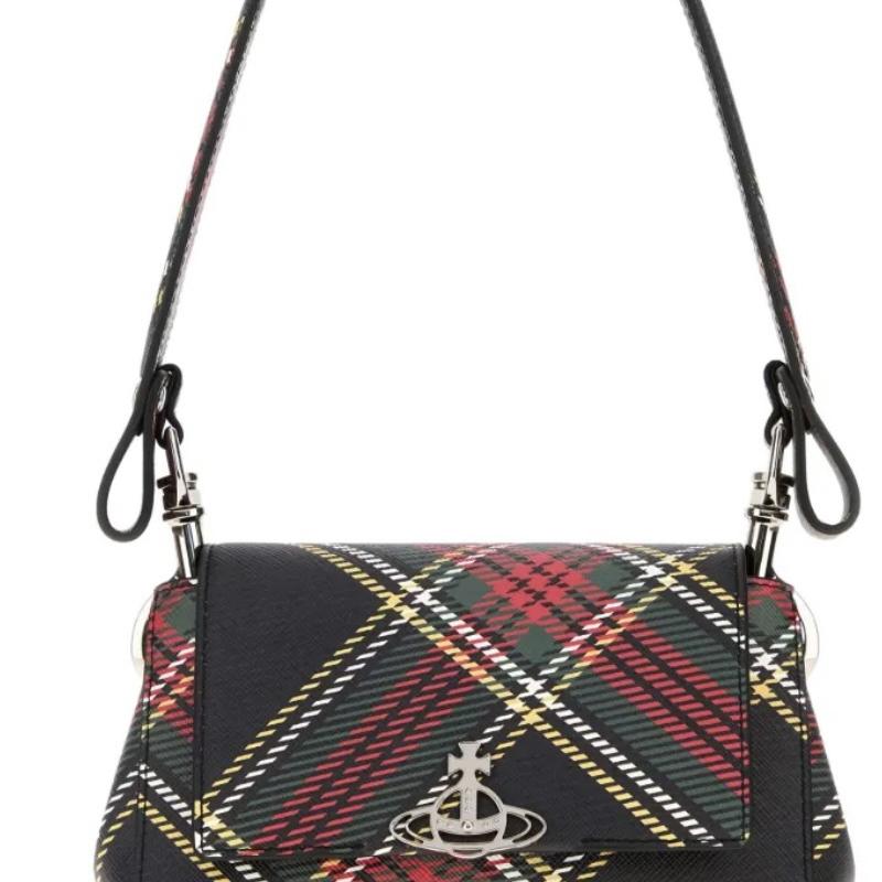 VIVIENNE WESTWOOD Мини-сумка через плечо из кожи с логотипом Hazel Женская сумка через плечо Разноцветная 46030001WS0022