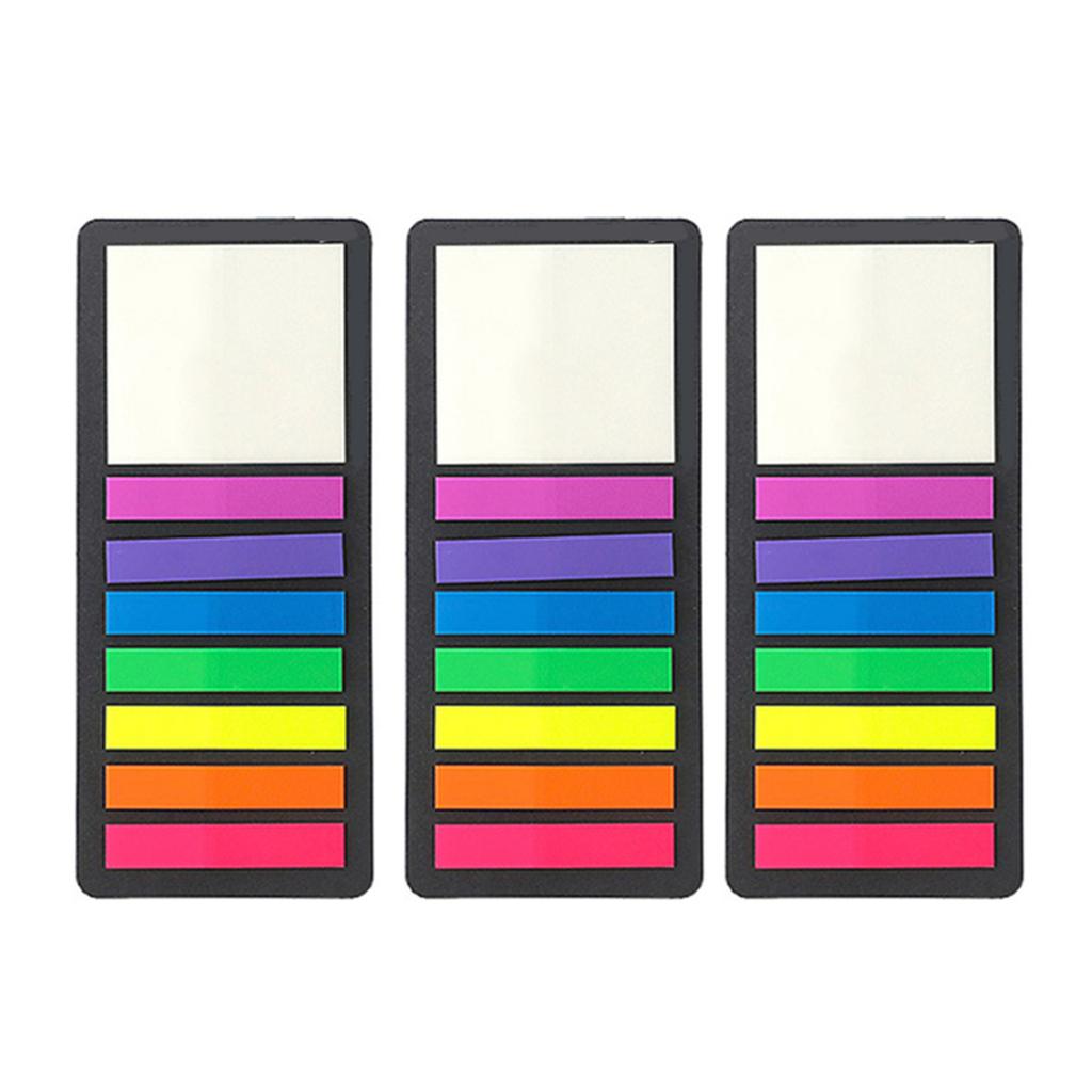 160/300Pcs Translucent Sticky Notes Multifunctional Colored Index Tabs Long Page-Markers Sticky Index Tabs for Notebooks