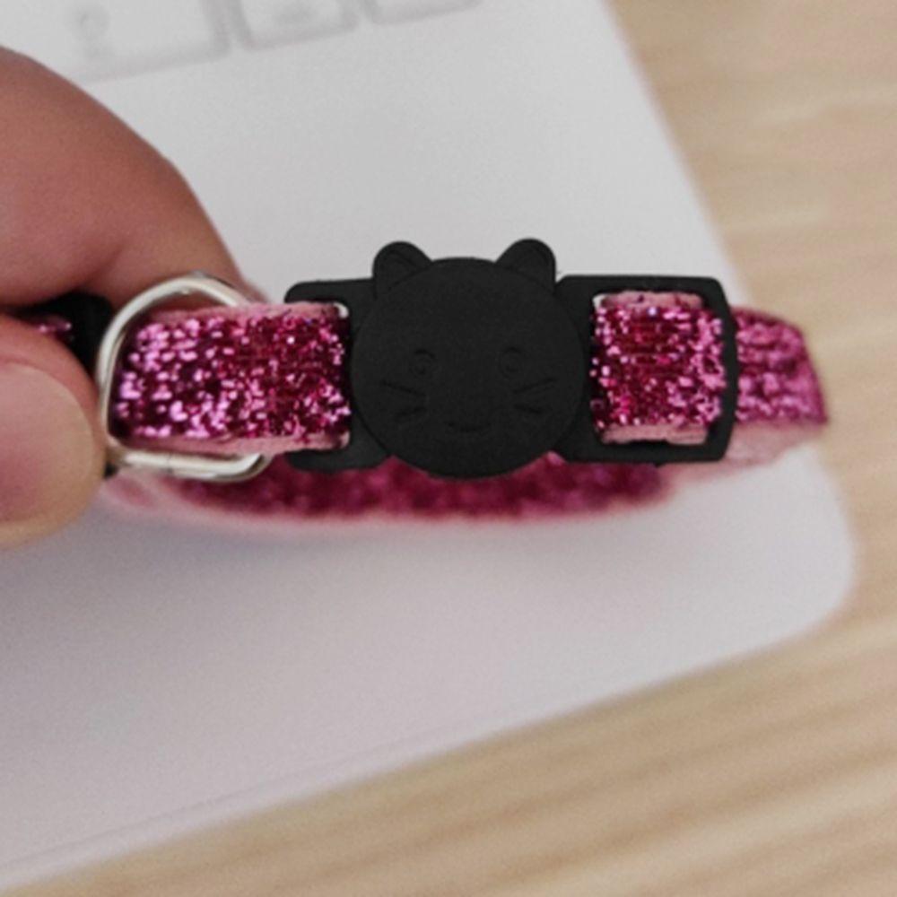 Bling Adjustable Cat Supplies Cat Collars Breakaway Kitten Collar Pet Necklace Cat Accessories