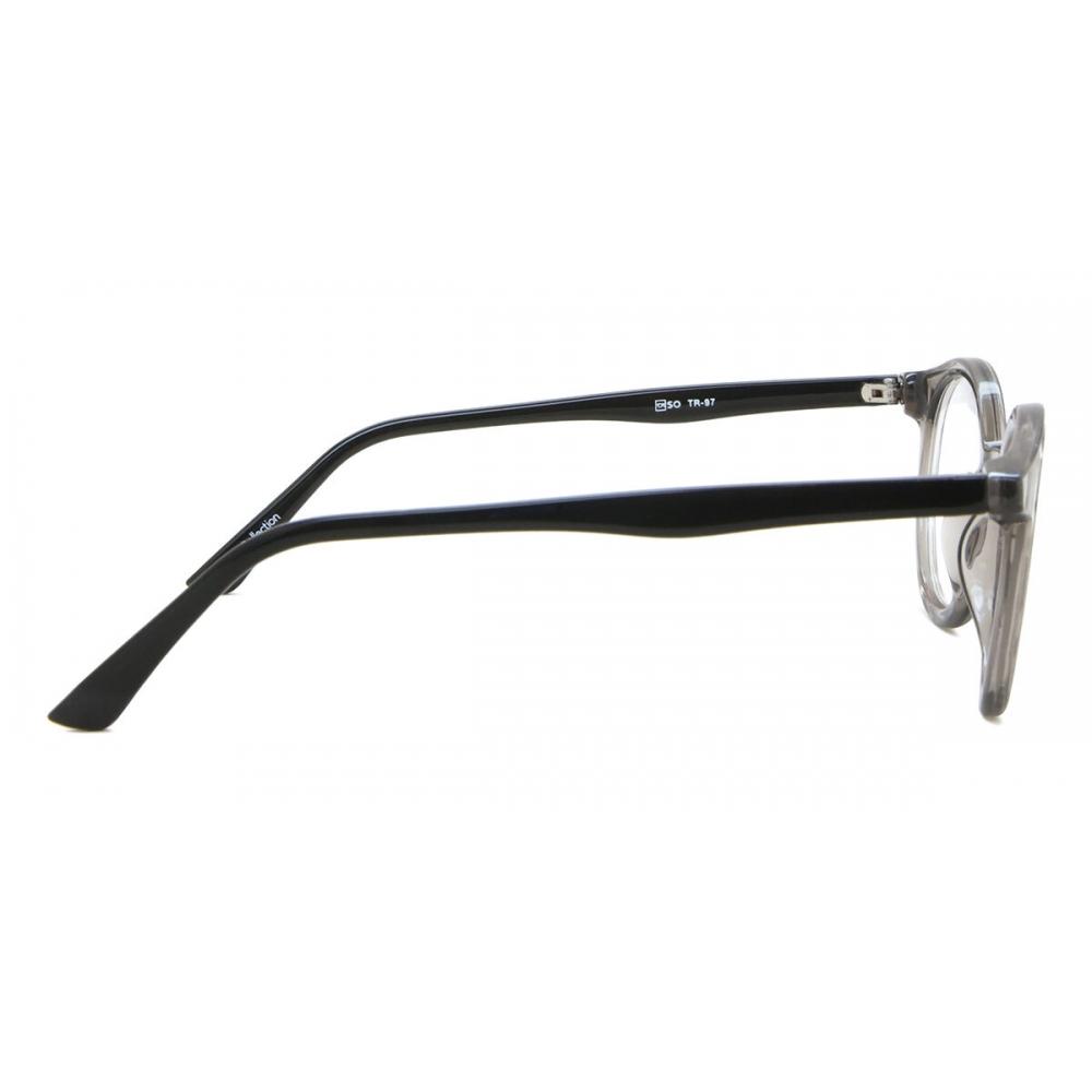 Full Rim Oval Transparent Grey Smartbuy Collection Chas Tr 97 Fashion Unisex Eyeglasses