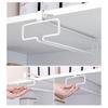 Hanging Rack Kitchen Holder Hanging Toilet Roll Paper Holder Towel Rack Kitchen Bathroom Cabinet Door Hook Holder Bar Organizer