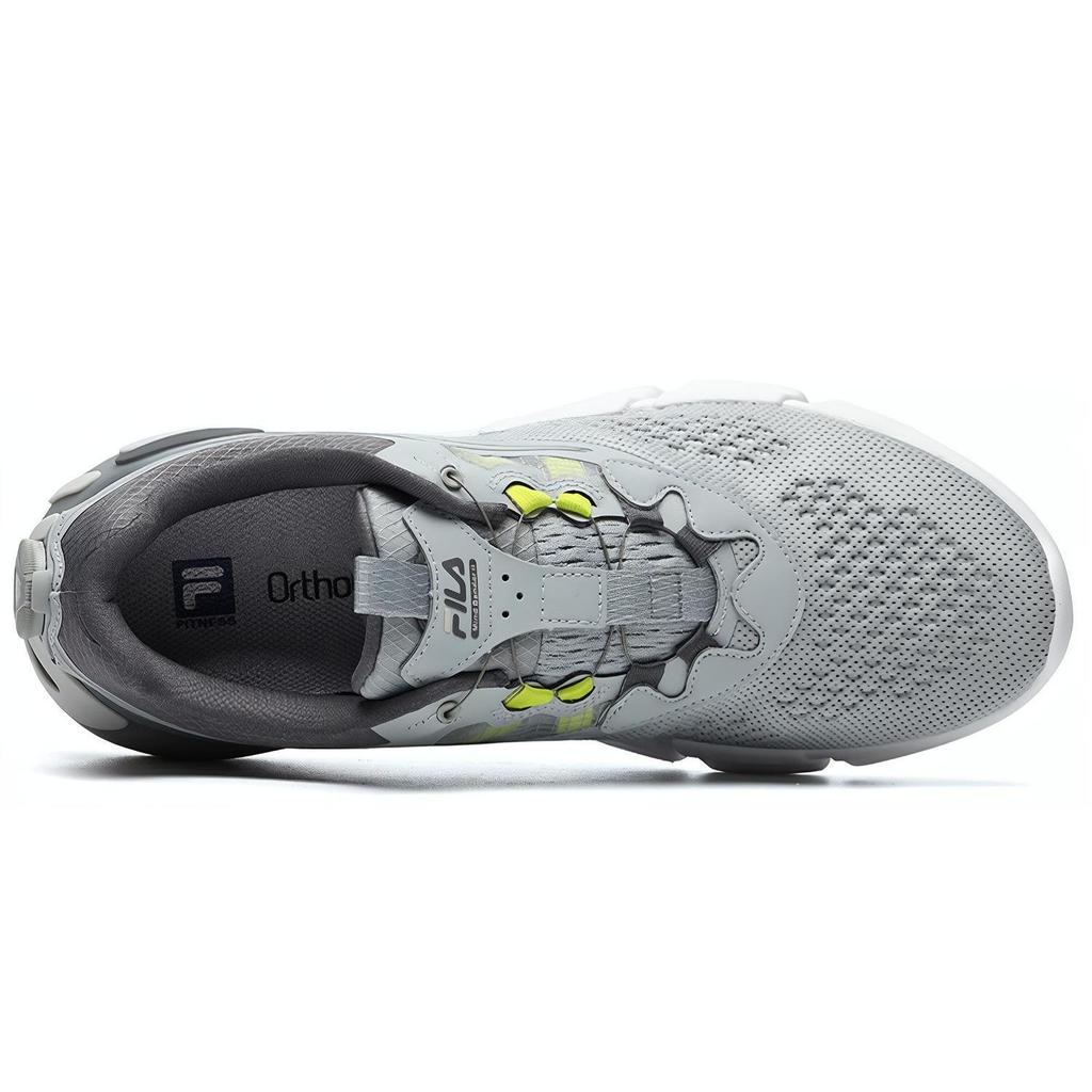 Fila Mind Bender 2 BOA Ткань ТПУ Удобные Фитнес Низкие Кроссовки Мужские кроссовки Высококонтрастный-Серый A12M142120FHR