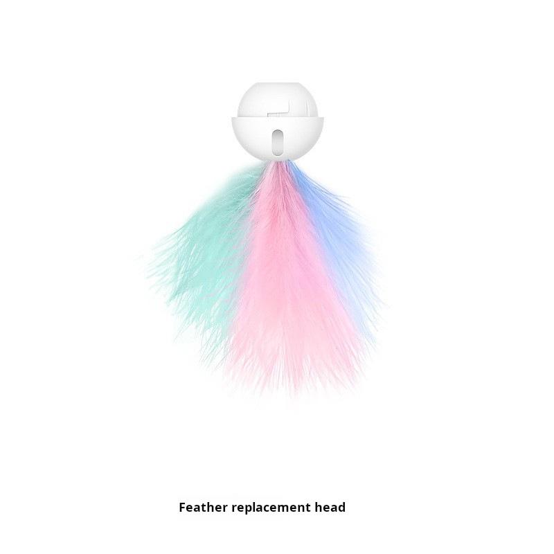 Раздвижная новая сменная кошачья мята для кошек, перо для самостоятельного удовольствия, интерактивные товары для животных, игрушки для кошек, замена лазера для домашних животных для котят, уникальная