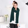 1PC Solid Women Men Scarf Knitted Unisex Thick Warm Winter Long EMA