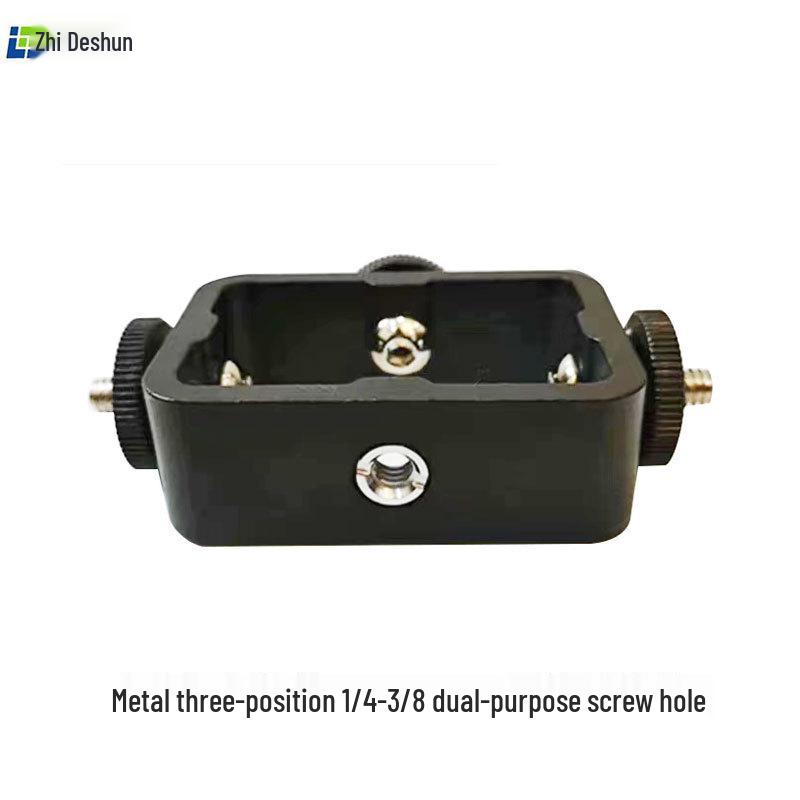 Металлическая подставка для телефона с камерой для прямой трансляции с регулируемым трехпозиционным кронштейном и резьбовыми отверстиями 1/4 3/8