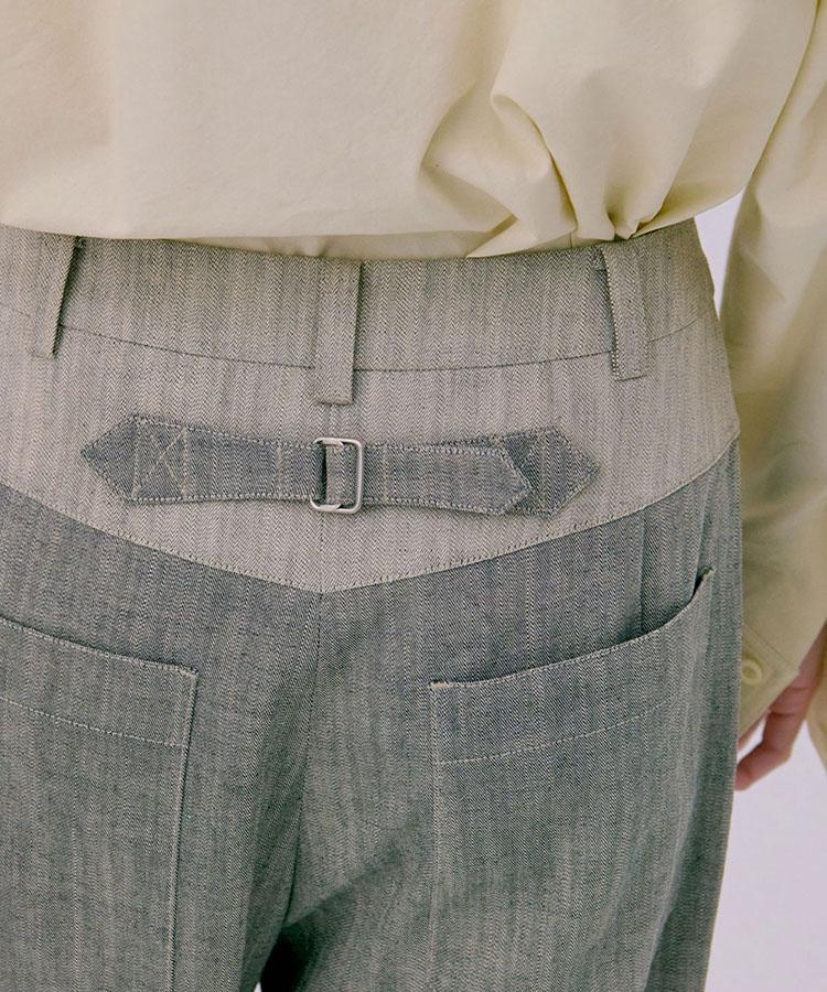 WNDERKAMMER 26 Classic Tuck Pants_Beige