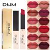 DNM Матовая долговечная маленькая помада с золотыми полосками, набор из 6 антипригарных водонепроницаемых натуральных помад для макияжа