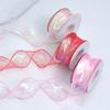 Elegant Multifunction Flat Seven-color Laser Fishtail Yarn Colorful Ribbon Hairpin Headdress Bow Flowers Cake Decorative Materials Home Decoration