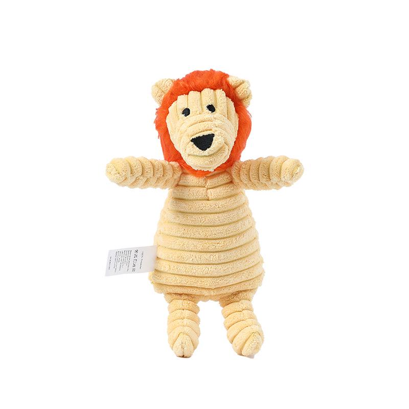 Plush Pizza Dog Toy: Bite-Resistant, Self-Play Molar Reliever for Small & Medium Dogs