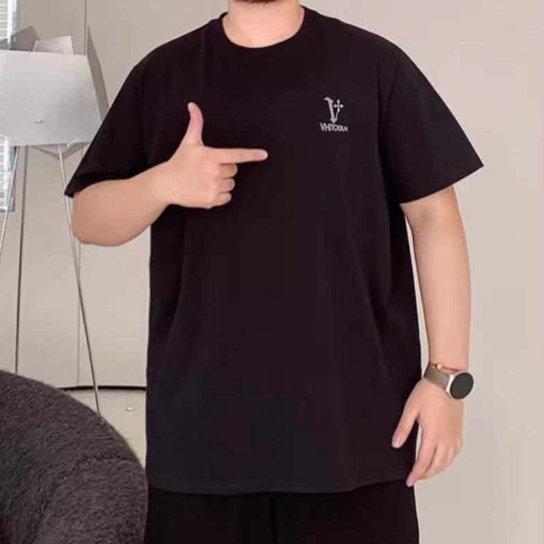 Трендовая футболка с принтом алфавита, дышащая, влагоотводящая, мужская, свободного кроя - Устойчивая к сминанию, повседневная спортивная футболка с коротким рукавом