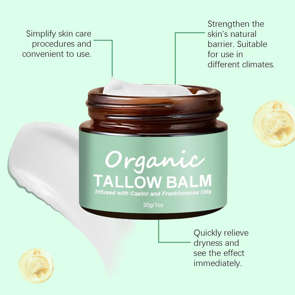 Hydrating And Nourishing Tallow Cream Hydrating Face Cream Rejuvenating Moisturizing Cream Soothing Moisturizing Body Cream.