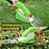 Portable Electric Lawn Mower Cordless Grass Shear Rechargeable Trimmer Pruning Shear Garden Power Tools Pruner Machine