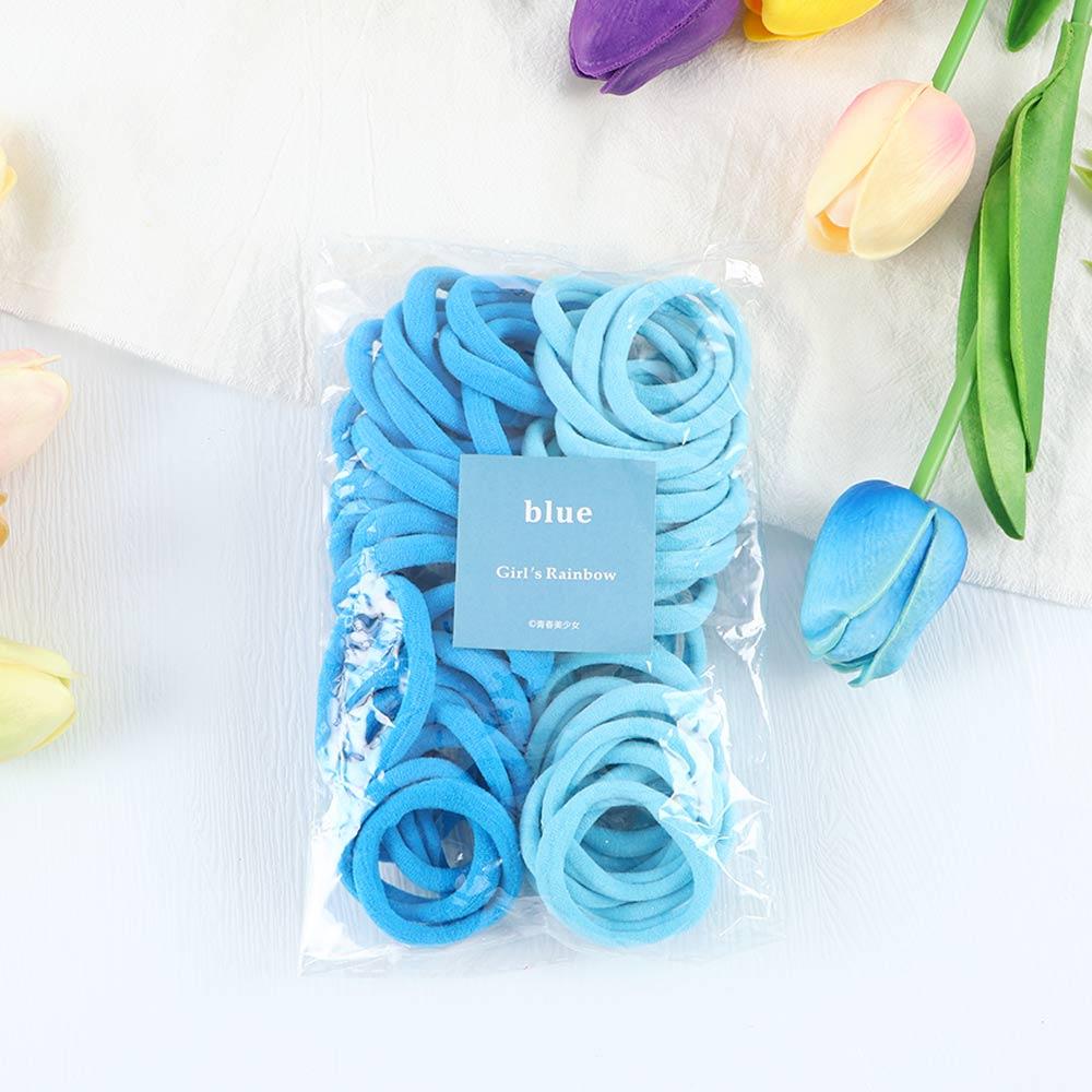 Женская резинка для волос пастельных цветов, эластичная, аксессуары для волос, корейский стиль, веревка для волос