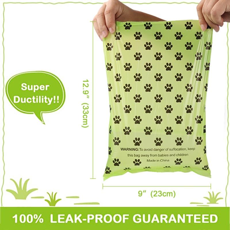 EPI Biodegradable Dog Poop Bags Lavender Scented Pet Poop Bags With Holder Extra Thick Leakproof Dog Poop Bags With Dispenser