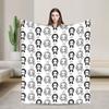 Nana Anime Blankets  Flannel Funny Soft Throw Blankets for Chair Covering Sofa Autumn/Winter